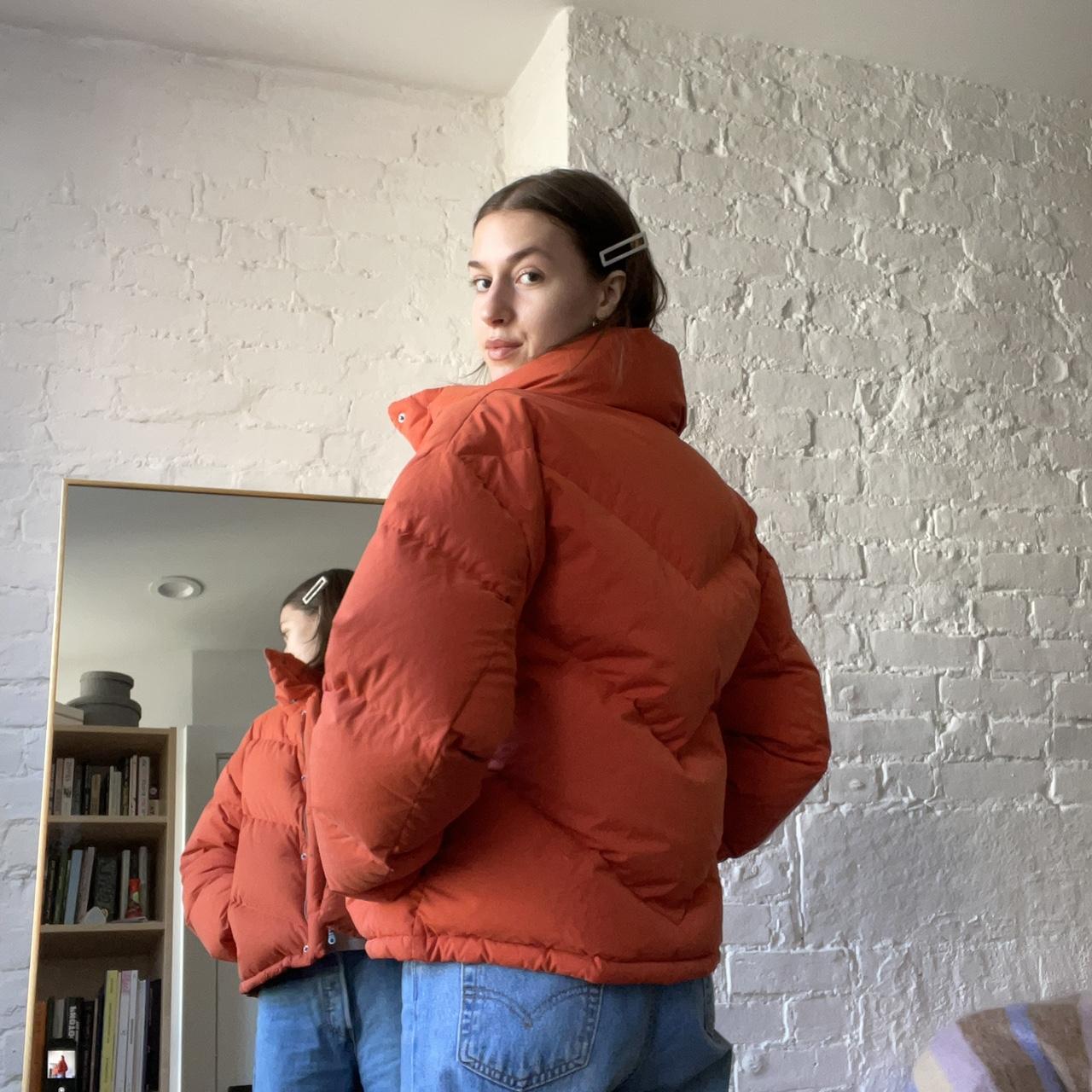 Aritzia Women's Orange Jacket (3)