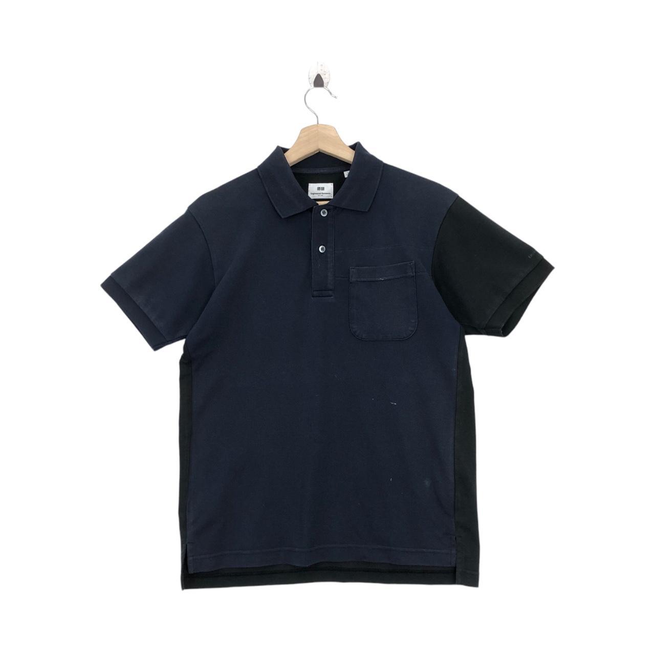 UNIQLO and EngineeredGarments NAVY XSサイズ Rare UNIQLO x ENGINEERED GARMENTS Polo Pocket Top | Depop