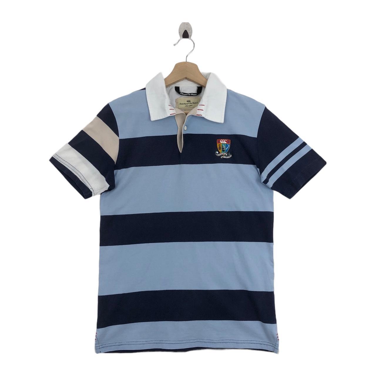 Canterbury Men's Blue and Navy T-shirt