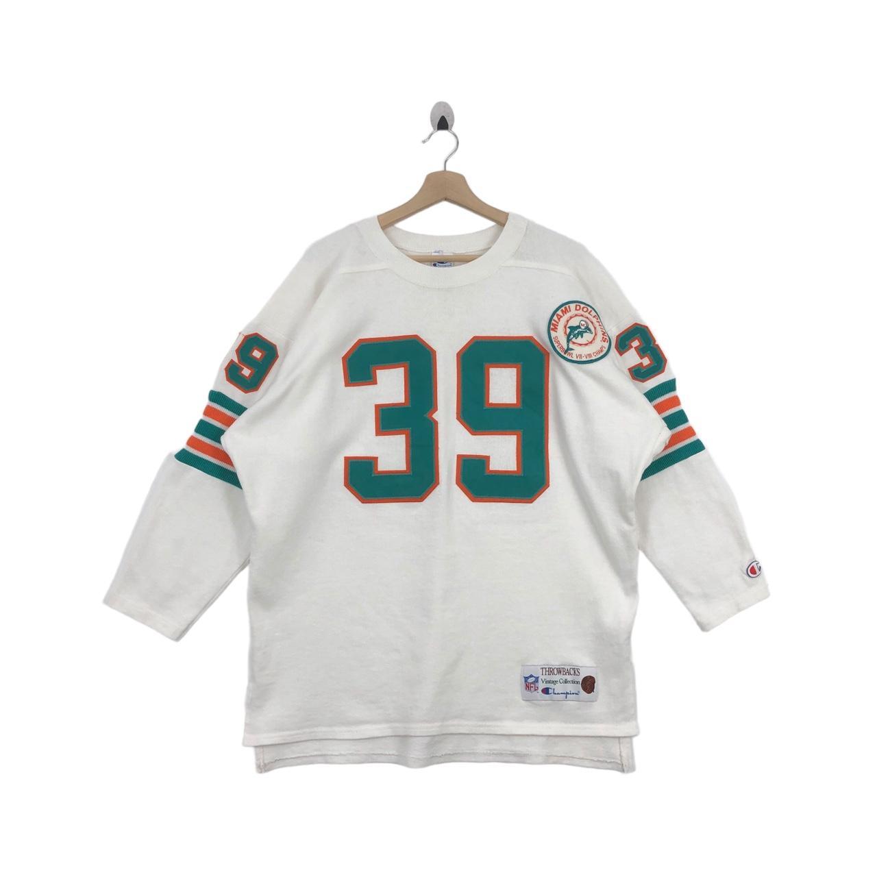 Grey NFL Miami Dolphins sports jumper, sweater, men's branded