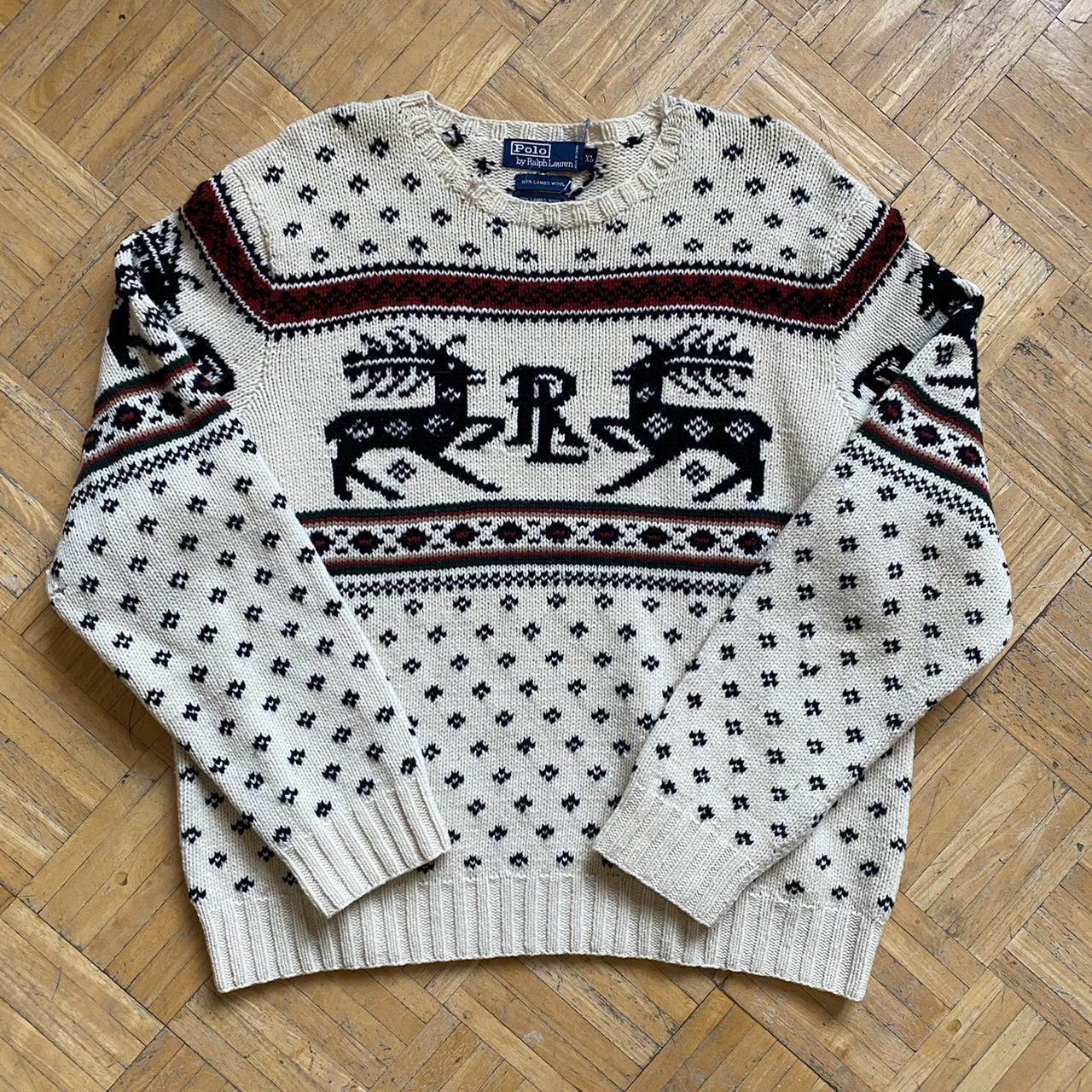 ralph lauren reindeer sweater