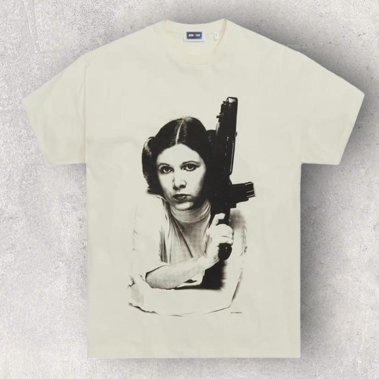 Kith Star Wars Leia Vintage Tee Sandrift Multiple... - Depop