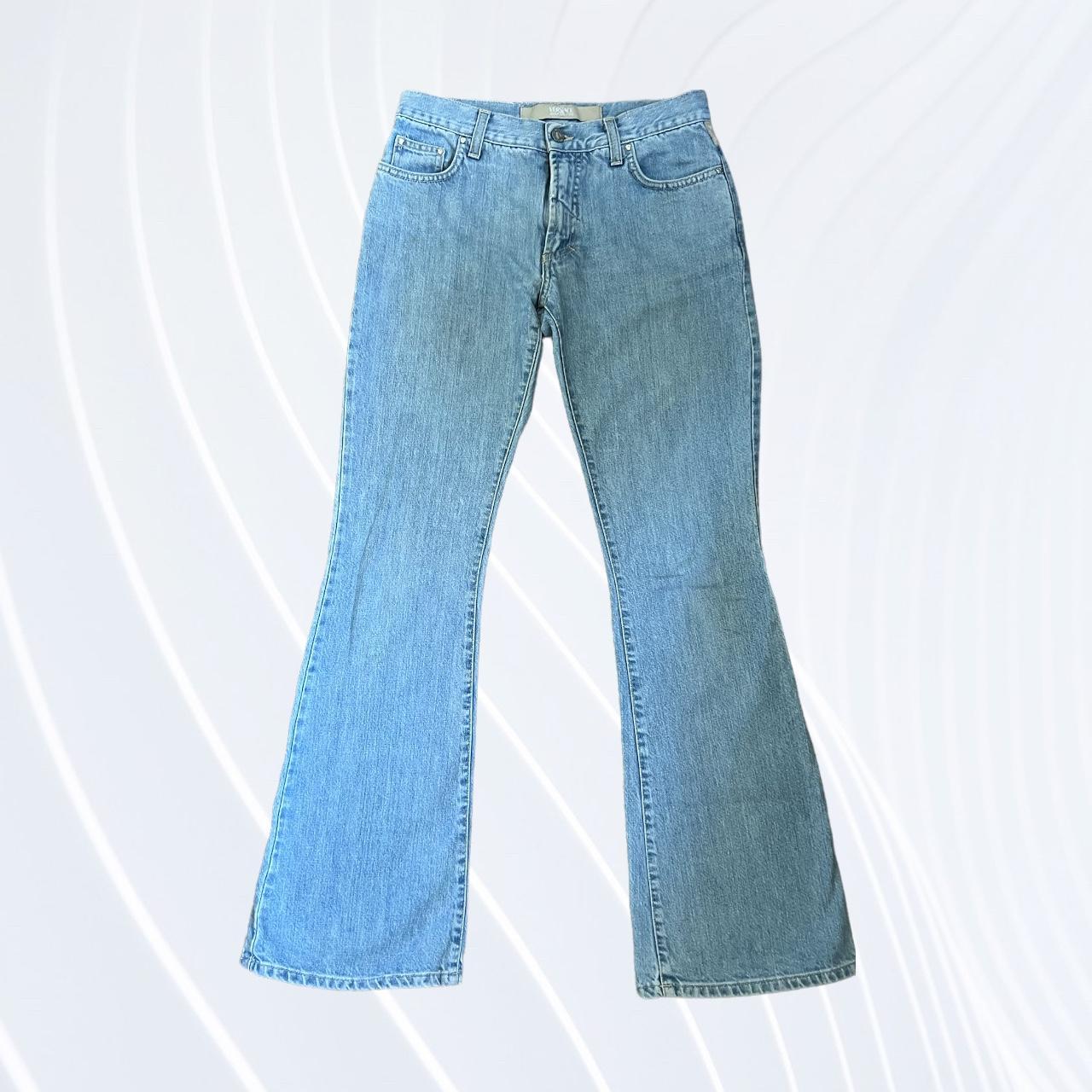 Versace Women's Blue Jeans Depop