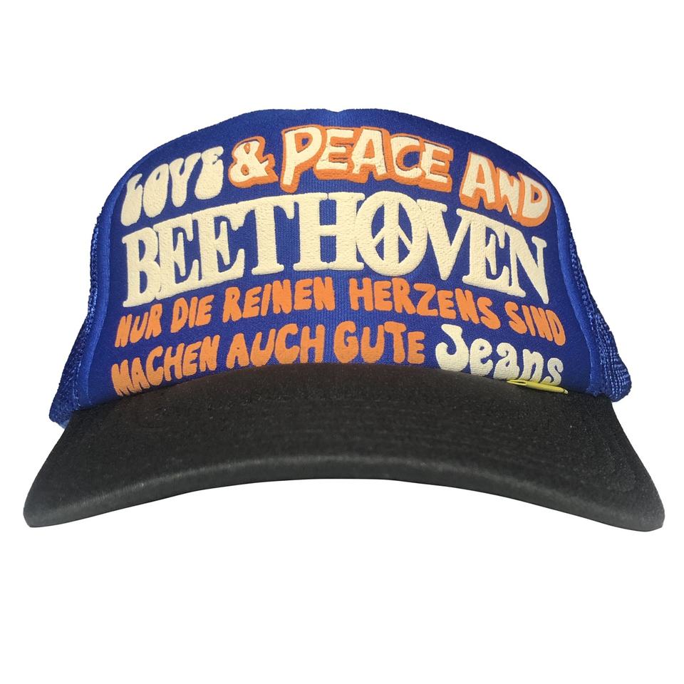 Kapital Kountry Trucker Cap “Love & Peace and... - Hats