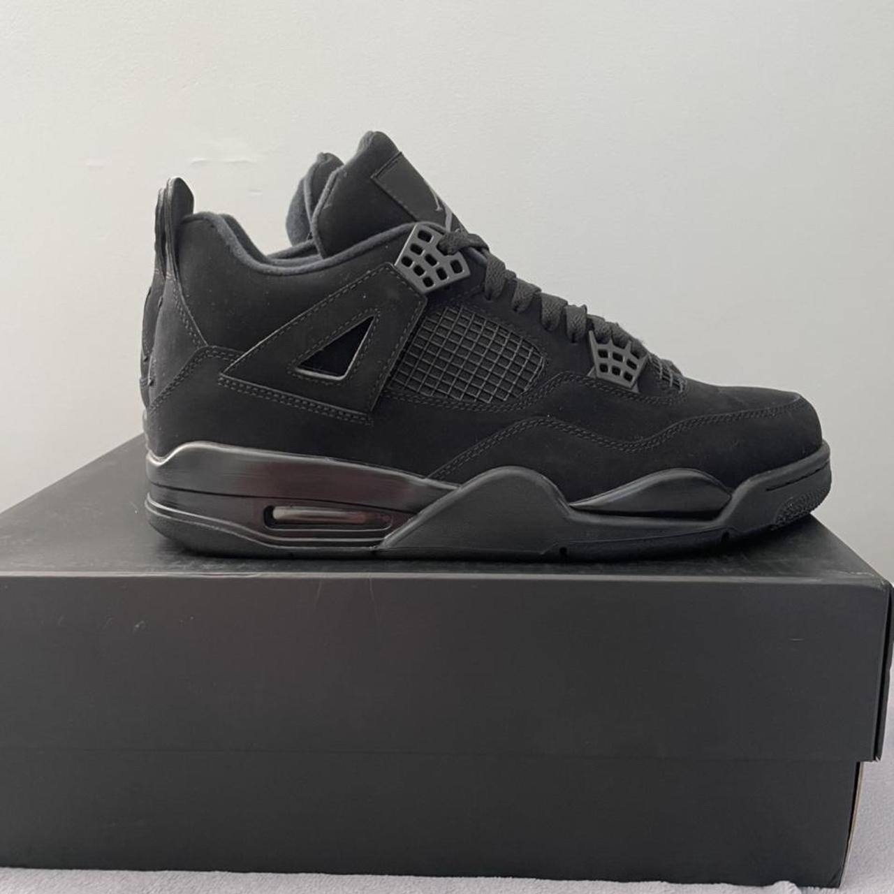 Jordan 4 Retro Black Cat (2020) Depop