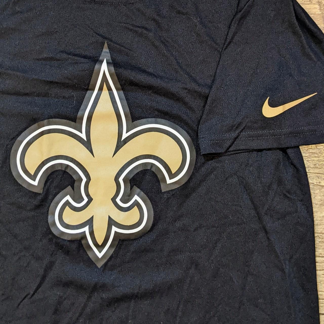 New Orleans Saints // Nike Dri-fit tee Like, okay, - Depop