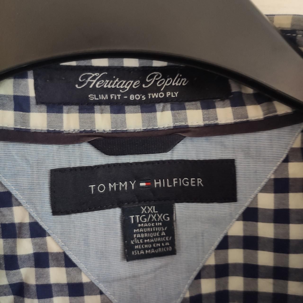 Vintage Tommy Hilfiger shirt Size on label:... - Depop