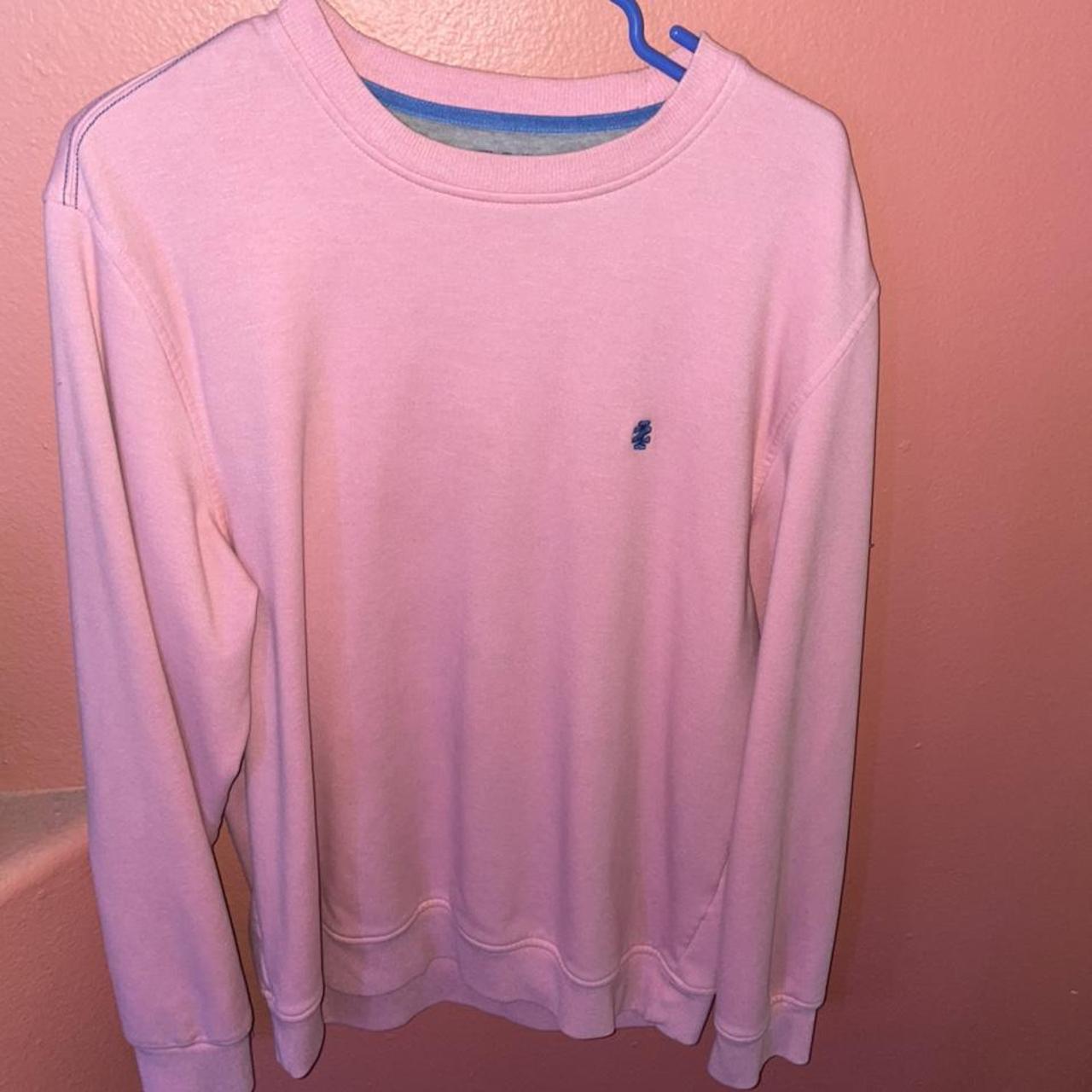 Izod Men's Pink Tshirt Depop