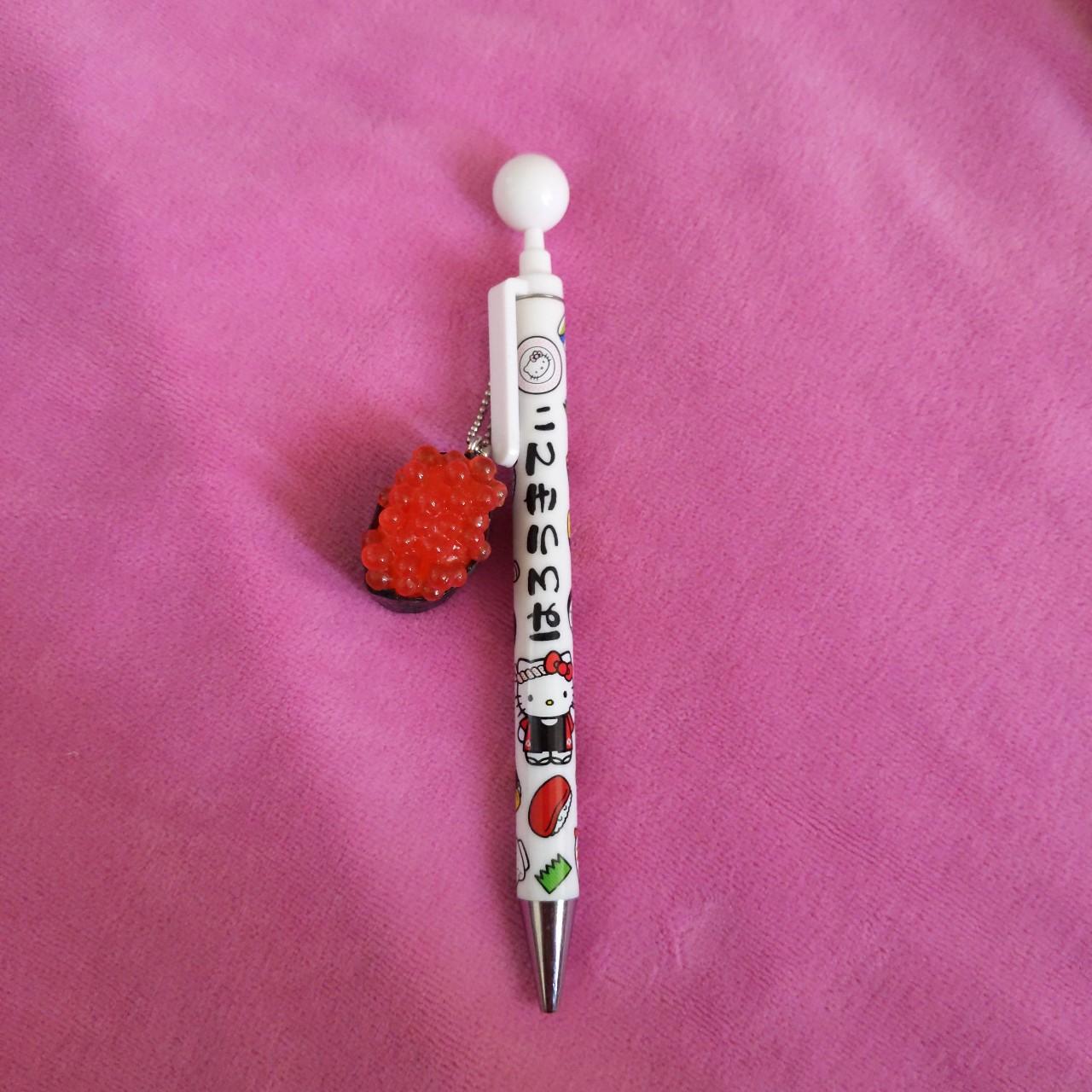 Sanrio hello Kitty sushi pen with sushi charm 🍣🍣🍙 - Depop