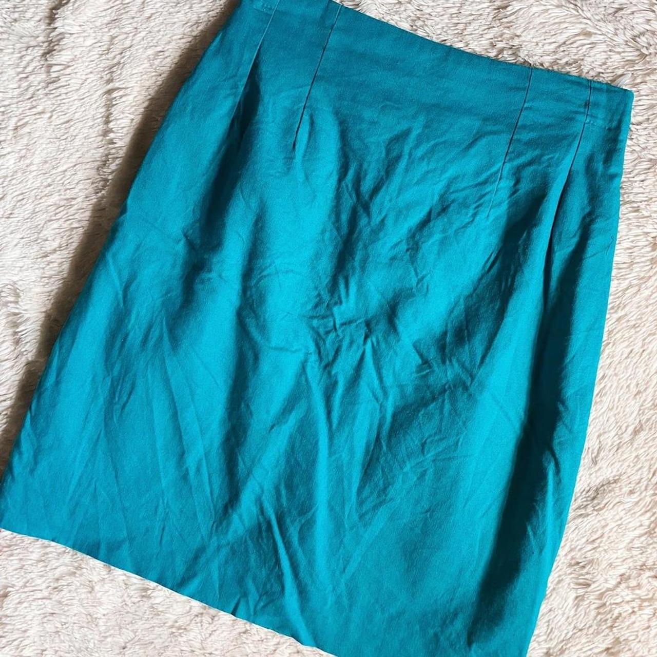 Adolfo Sanchez Women's Blue and Green Skirt (3)