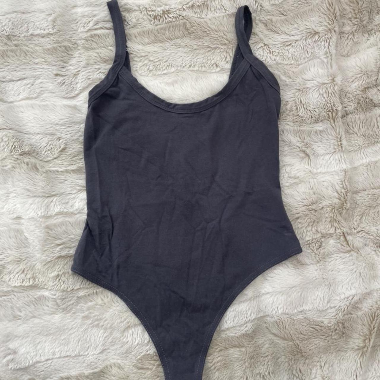 Women's Navy Bodysuit Depop