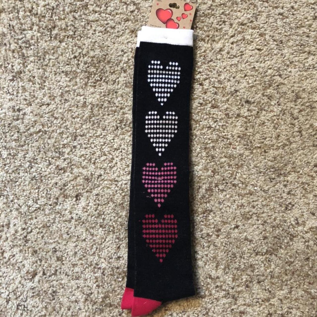 Product Image 1 - Valentines themed socks with white