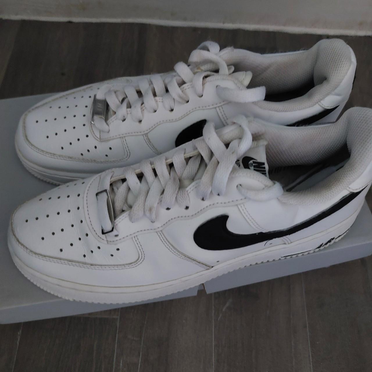 black af1 white tick