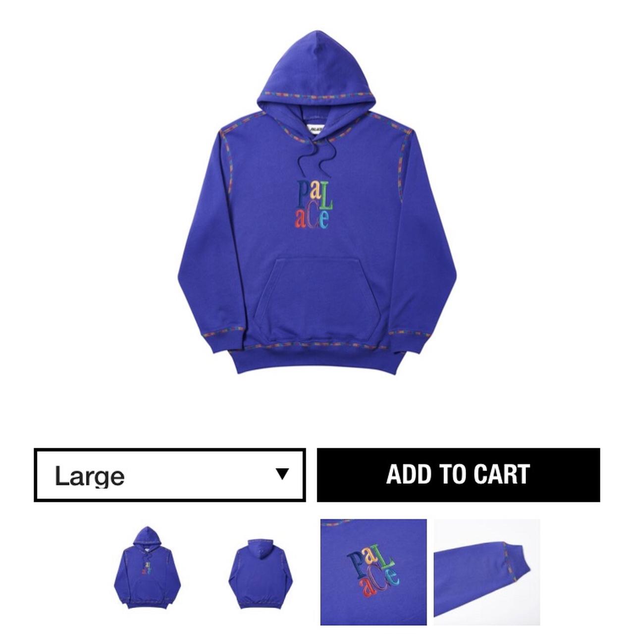 Palace nuff hotsell nuff hoodie