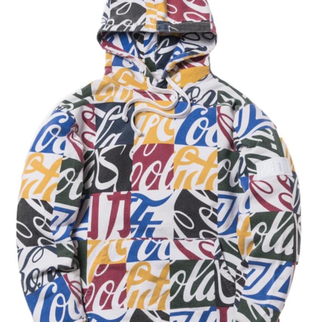 Kith Coca Cola Multi Colored Hoodie size Large - Depop