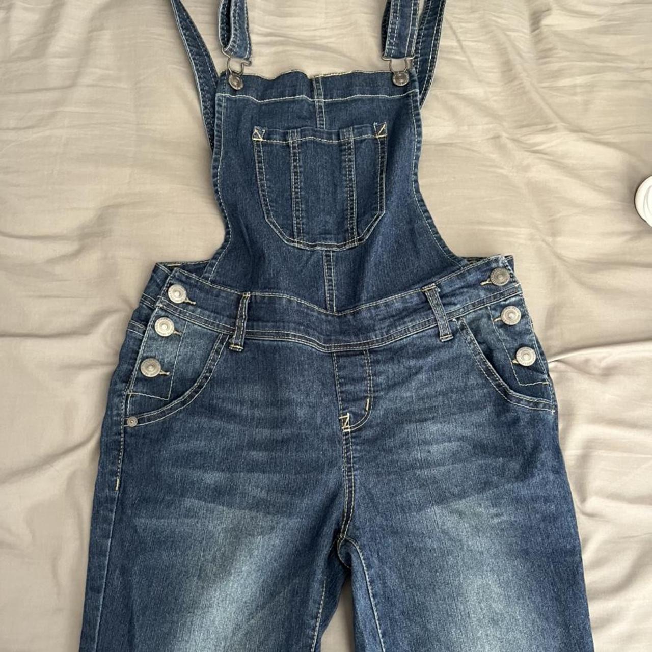 WallFlower Women's Blue Dungarees-overalls | Depop