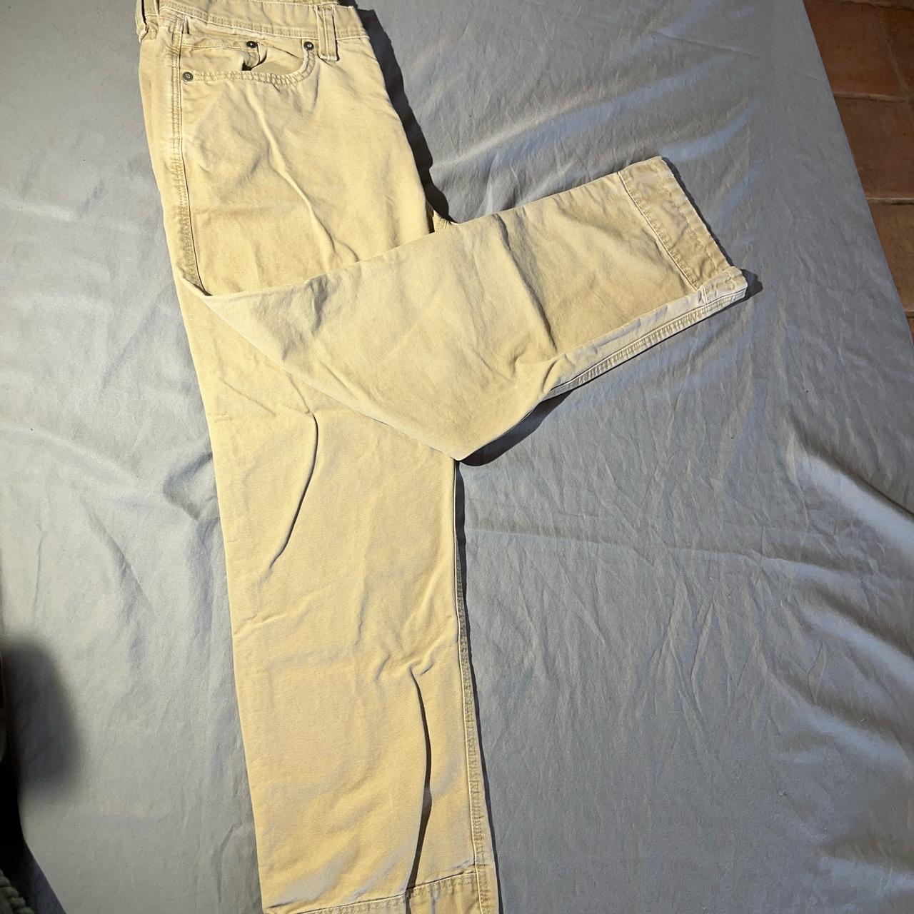 Eddie Baurer tan pants size 33x30 - Depop