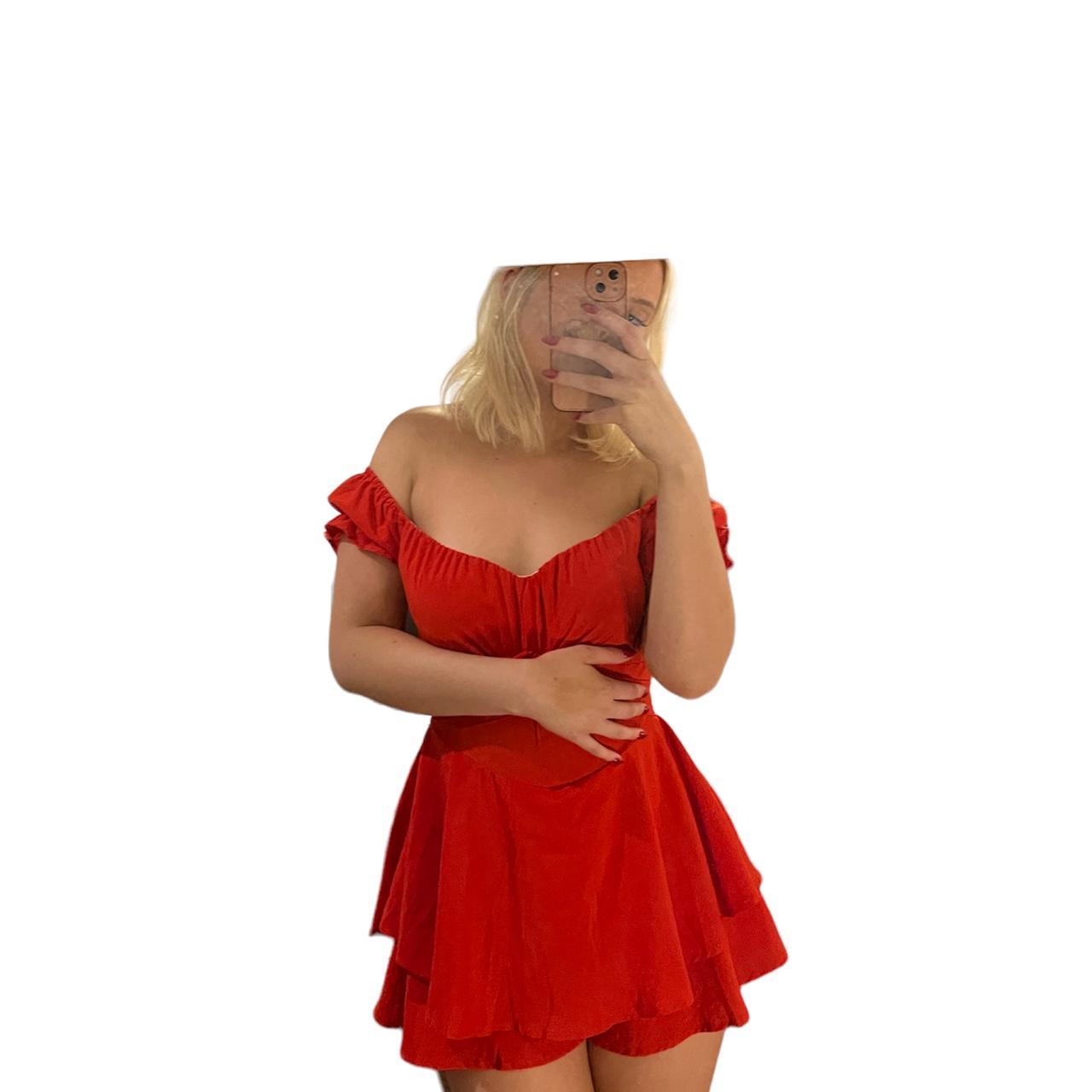 Cute red romper hotsell