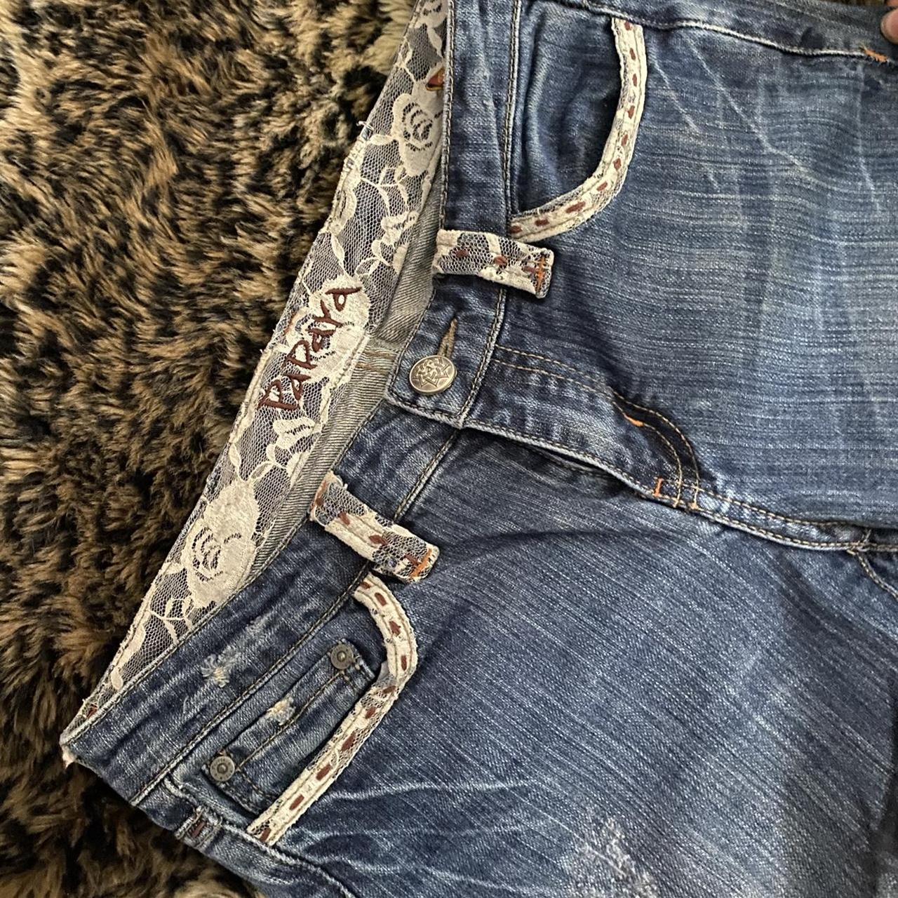 Papaya Women's Blue Jeans Depop