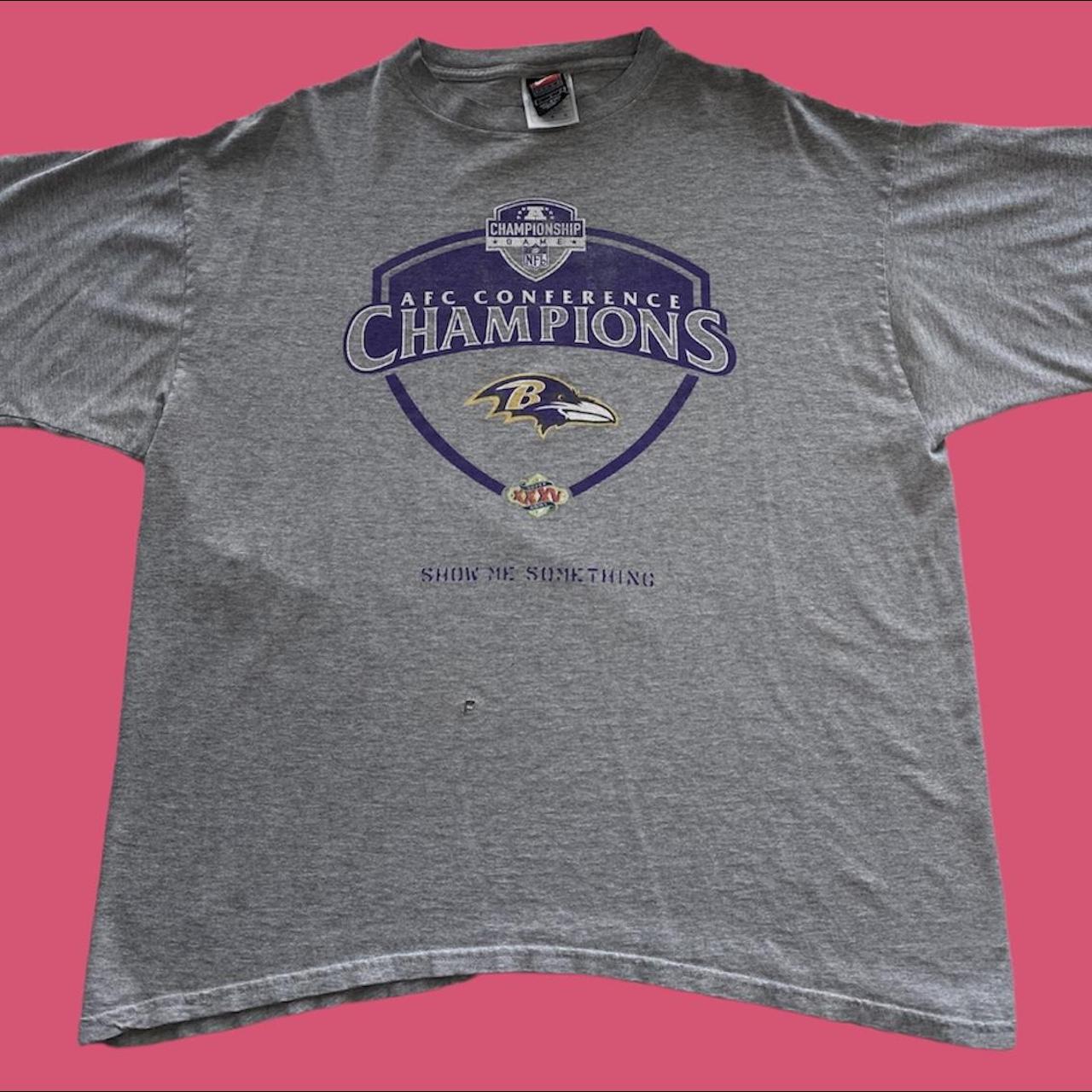 Vintage Baltimore Ravens Super Bowl Champions Shirt - Depop