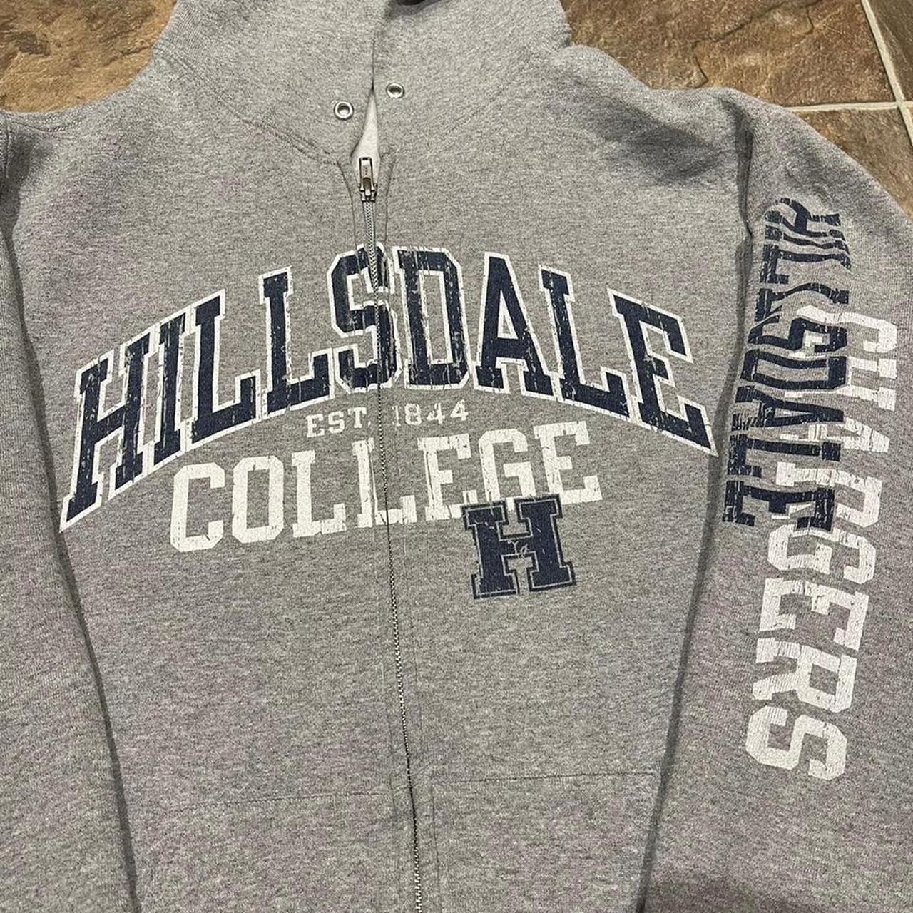 Vintage Russell Athletic Zip Up Hillsdale College... Depop