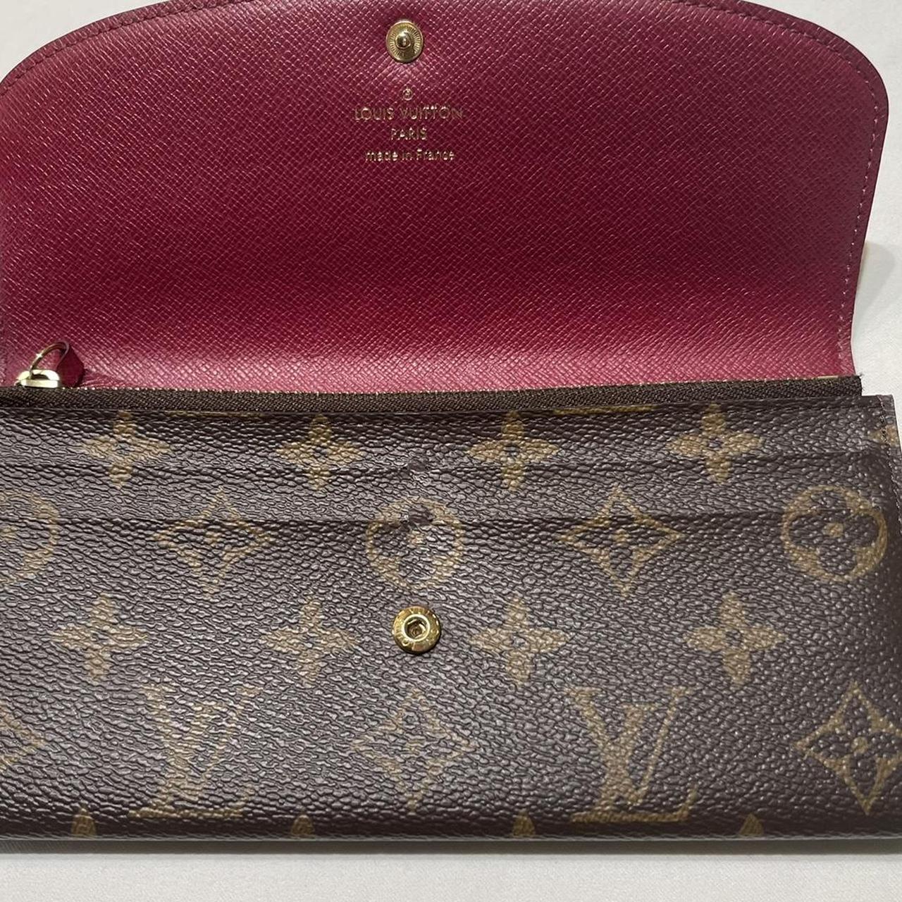 Hot Stamped Louis Vuitton Emilie wallet
