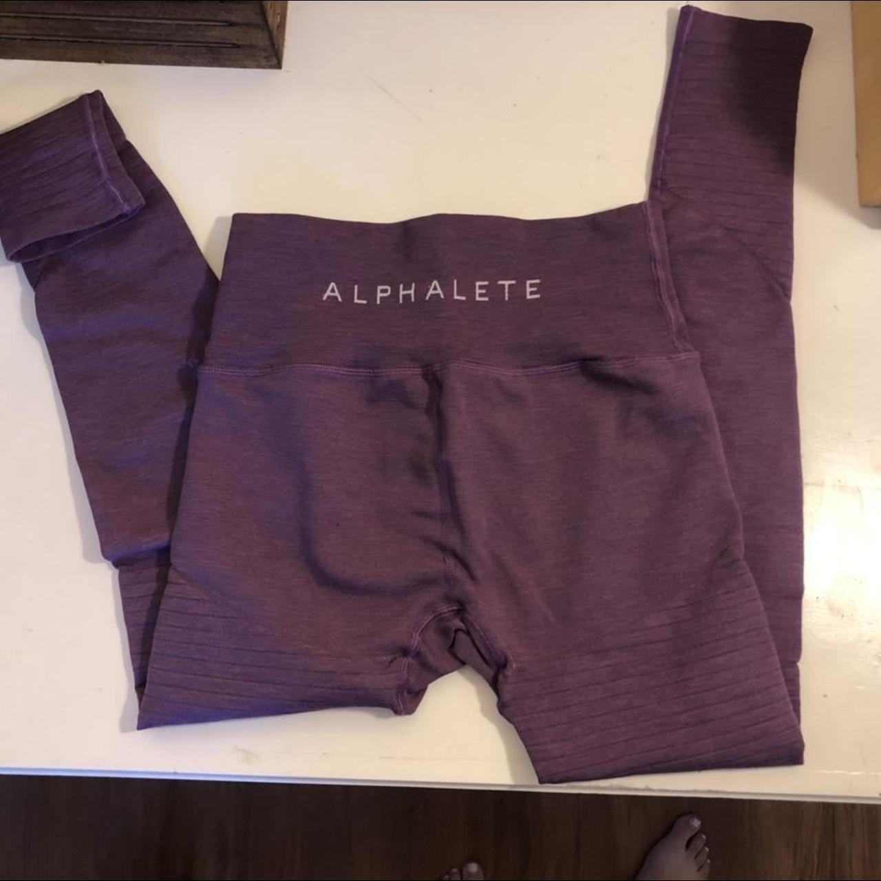 ALPHALETE leggings worn about twice Depop