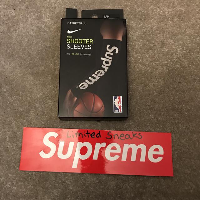 SUPREME NIKE NBA SHOOTING SLEEVE S/M BLACK SOLD... - Depop