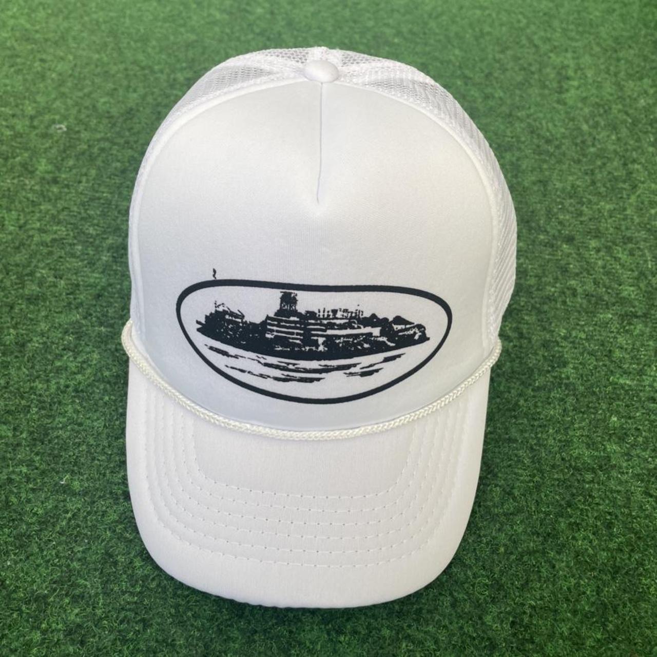 Corteiz Alcatraz Premium Trucker Hat Black/Pink Men's - SS24
