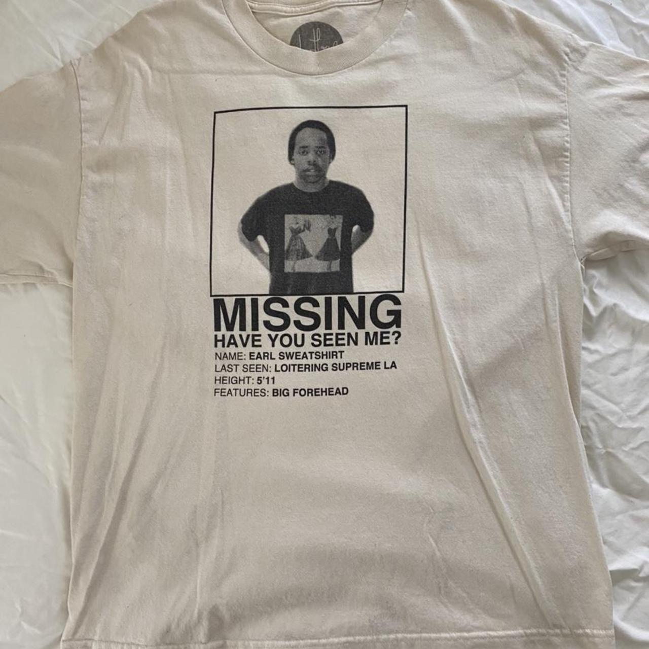 Earl sweatshirt missing t shirt deals