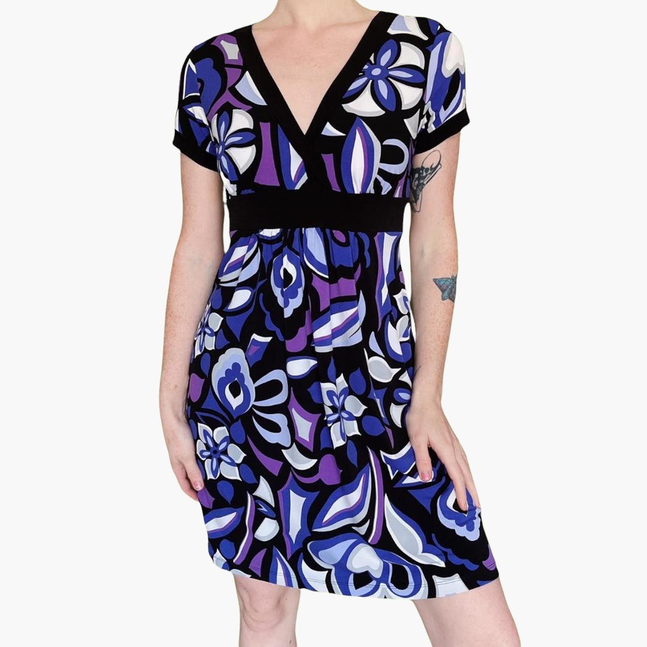Product Image 1 - Y2K Purple Floral Dress

‼️ 𝐁𝐔𝐘