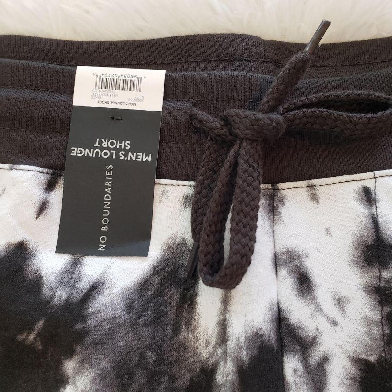 NWT men's knit lounge shorts in a black and white... Depop