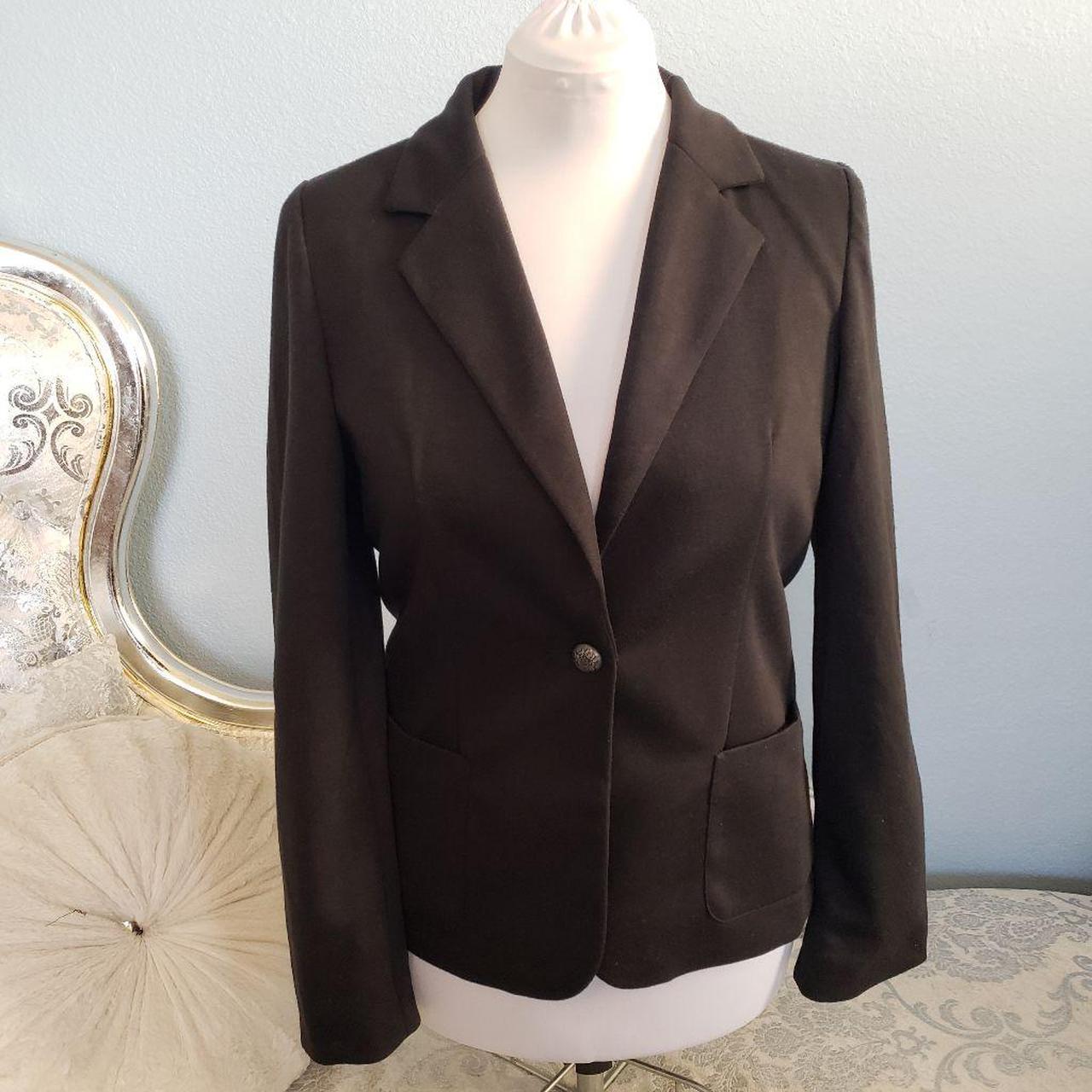 NWT knit blazer, fully lined, one button closure,... - Depop