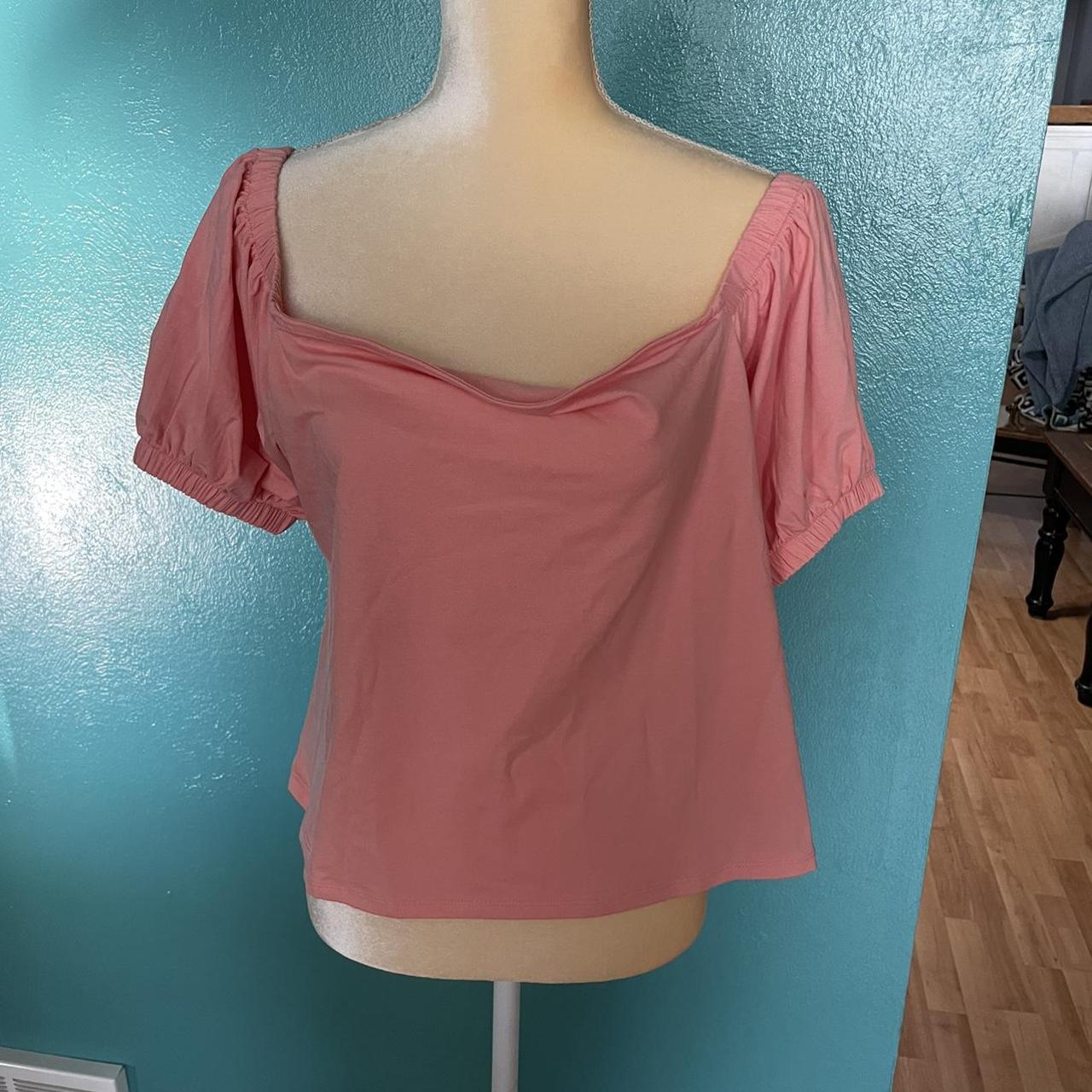 Eloquii Women's Pink Crop-top