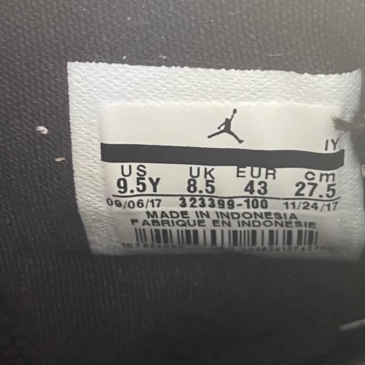 Air Jordan’s size 8.5 uk worn once can message to... - Depop