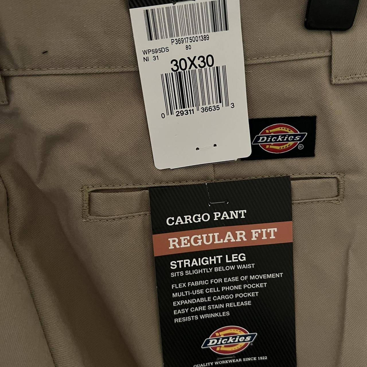 Brand New Dickies Khaki Cargo Pants size 30/30 - Depop