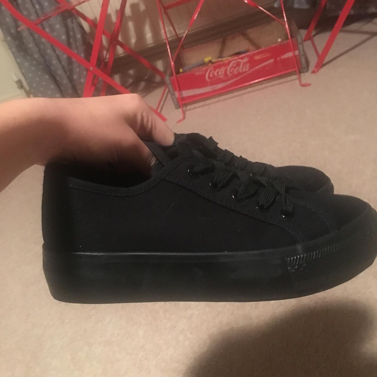 black double sole converse