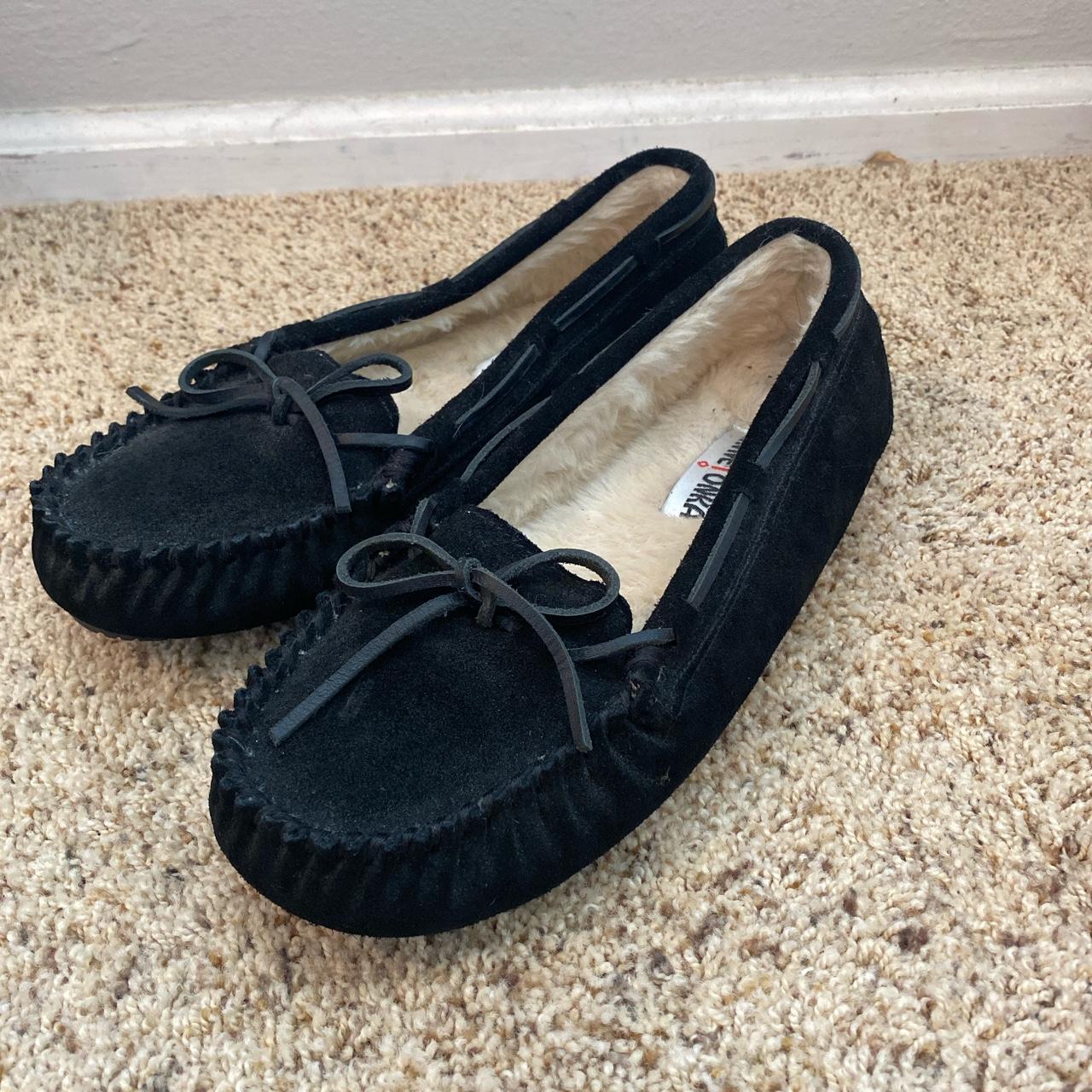 Women's Black Slippers Depop