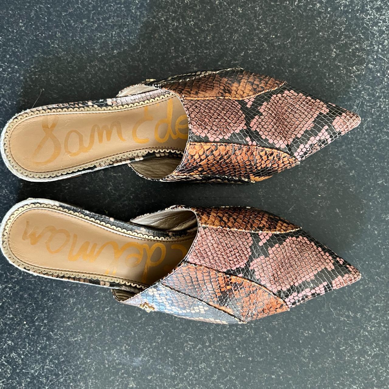 Sam edelman snakeskin on sale mules