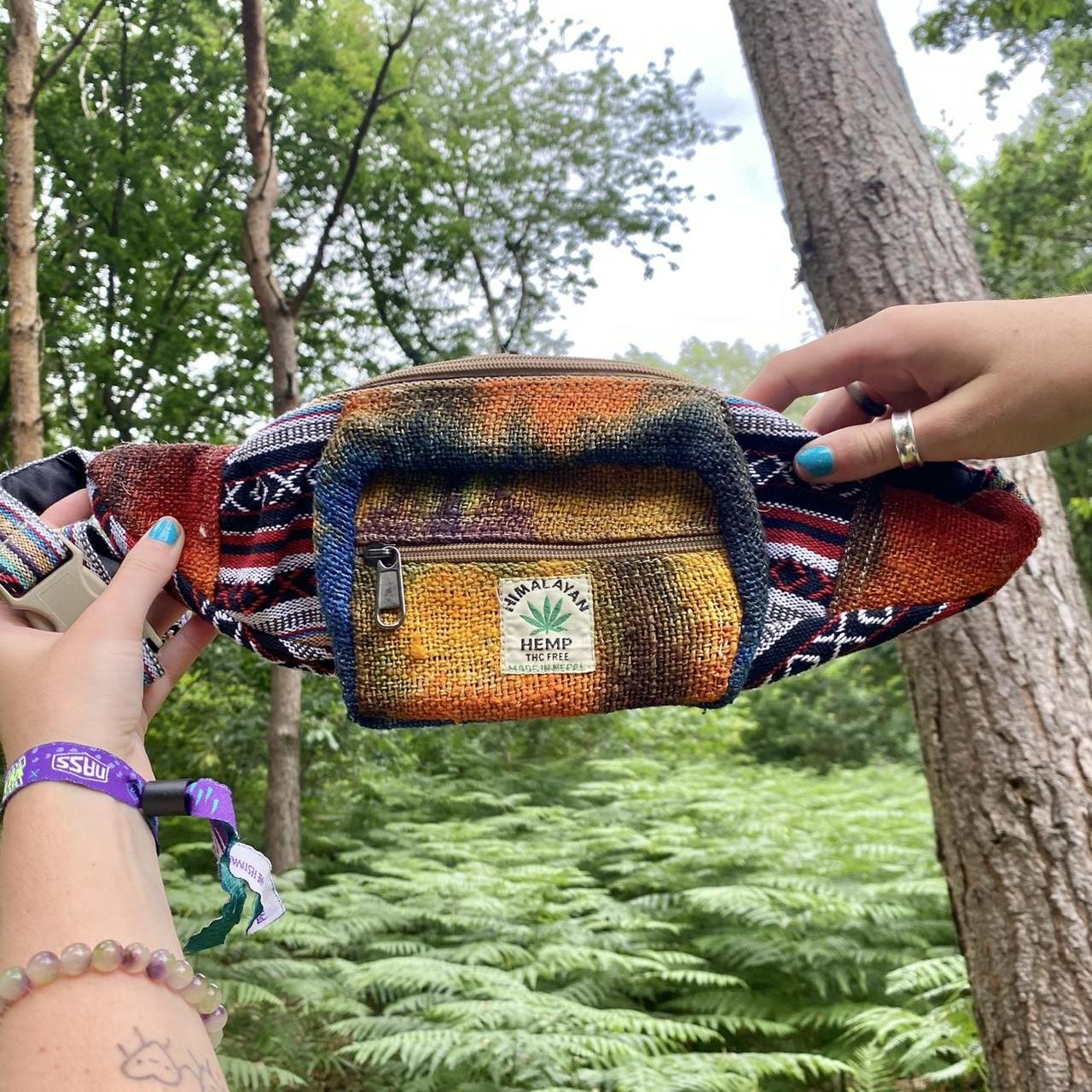 Unisex bag, perfect for festivals with zip and side... Depop