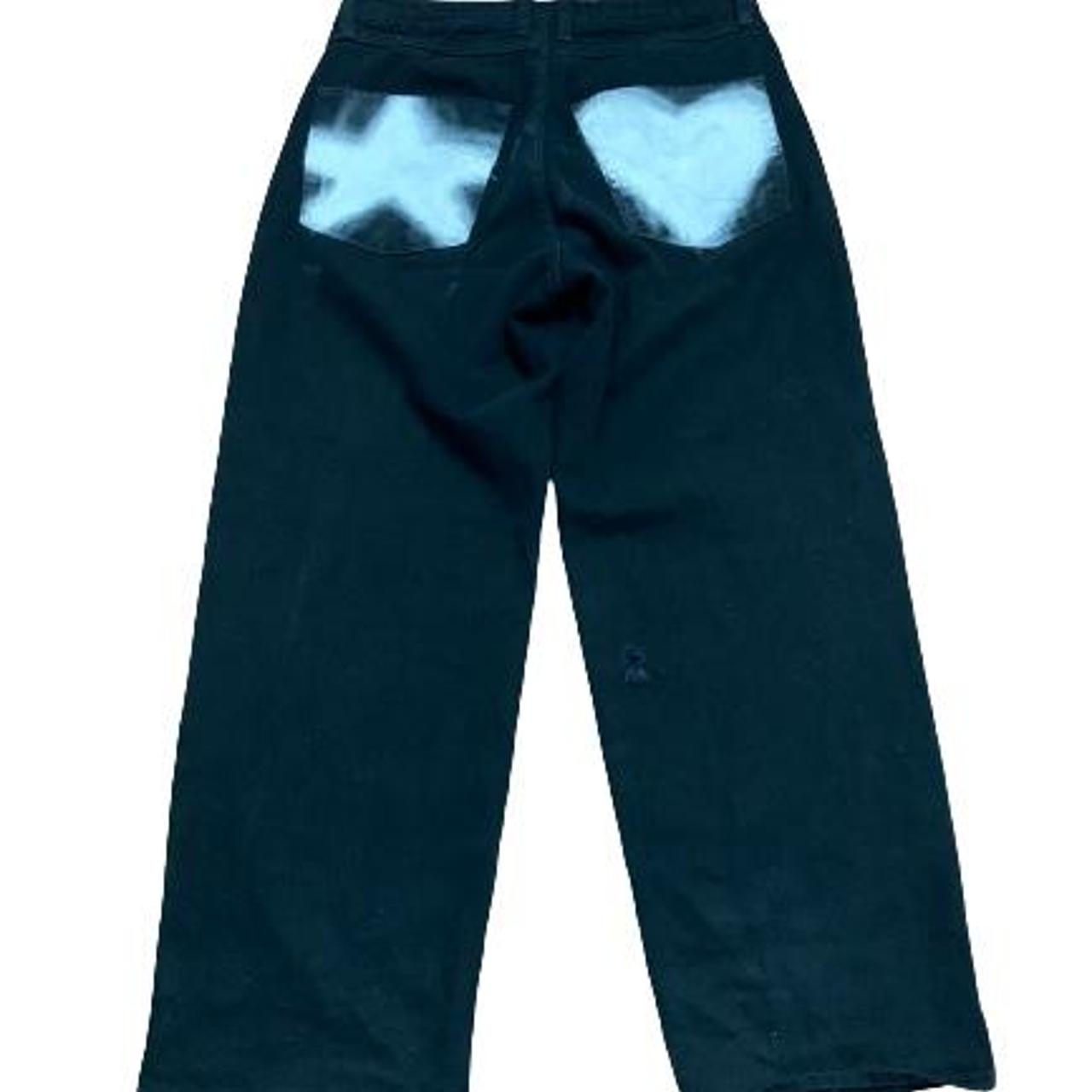 Hand Painted (by me) Black Empyre Pants paint... Depop