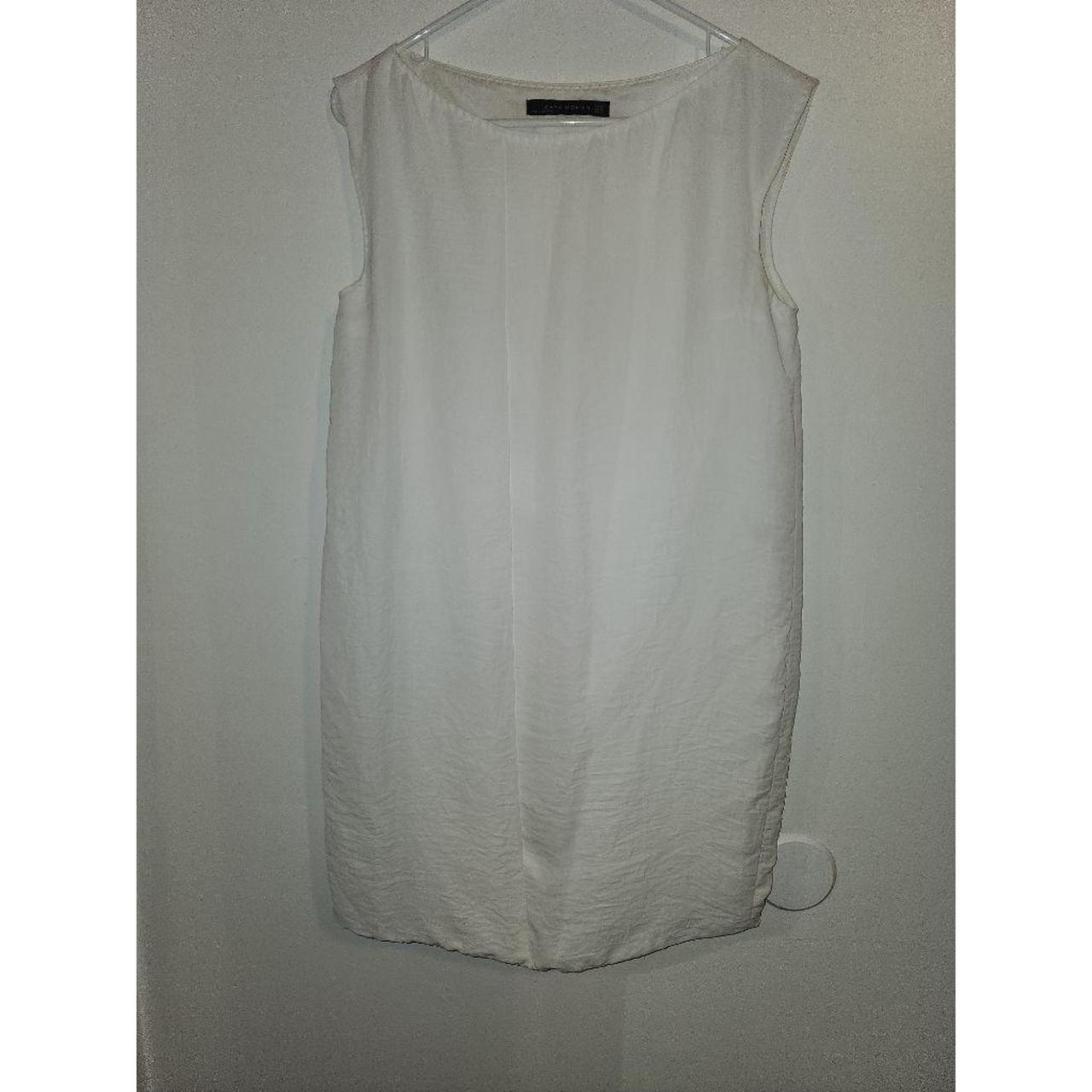 Zara Women's White Dress | Depop