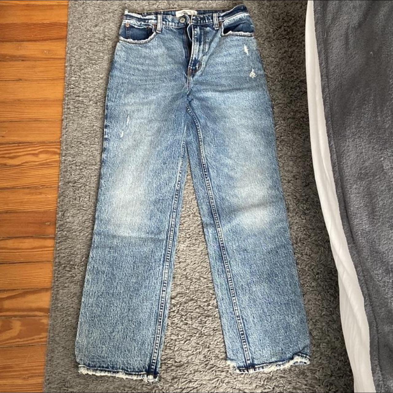 Abercrombie & Fitch ‘90s straight ultra high rise.... - Depop