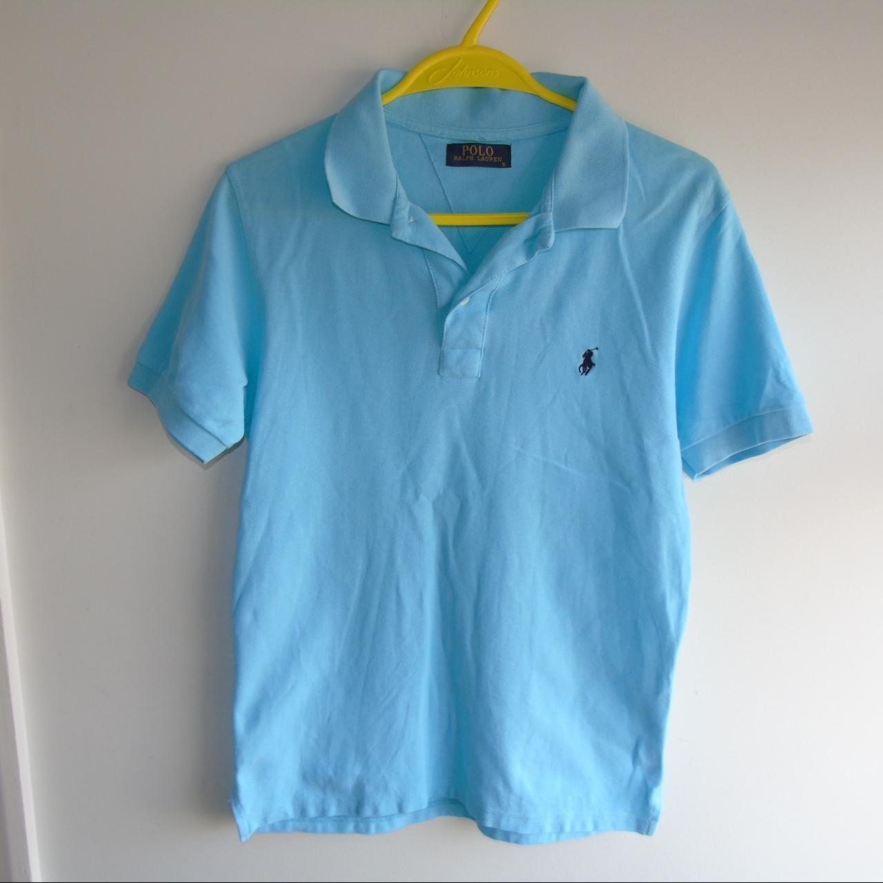 Men’s small light blue Ralph Lauren polo Excellent... - Depop