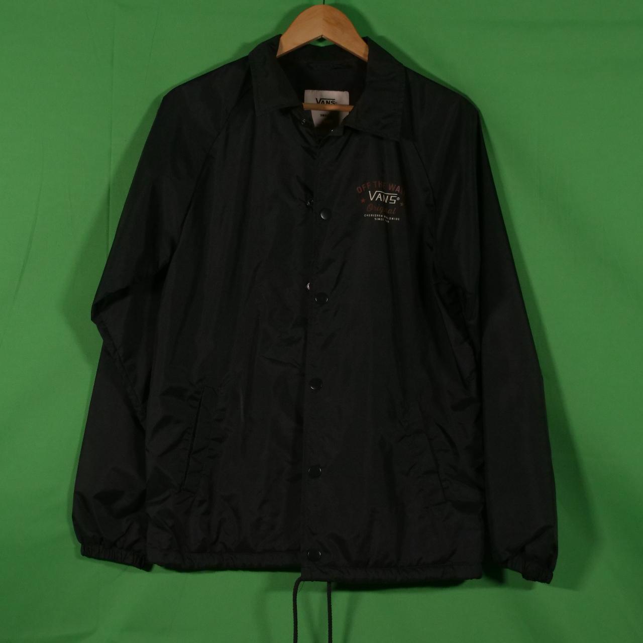 Vans on sale black coat