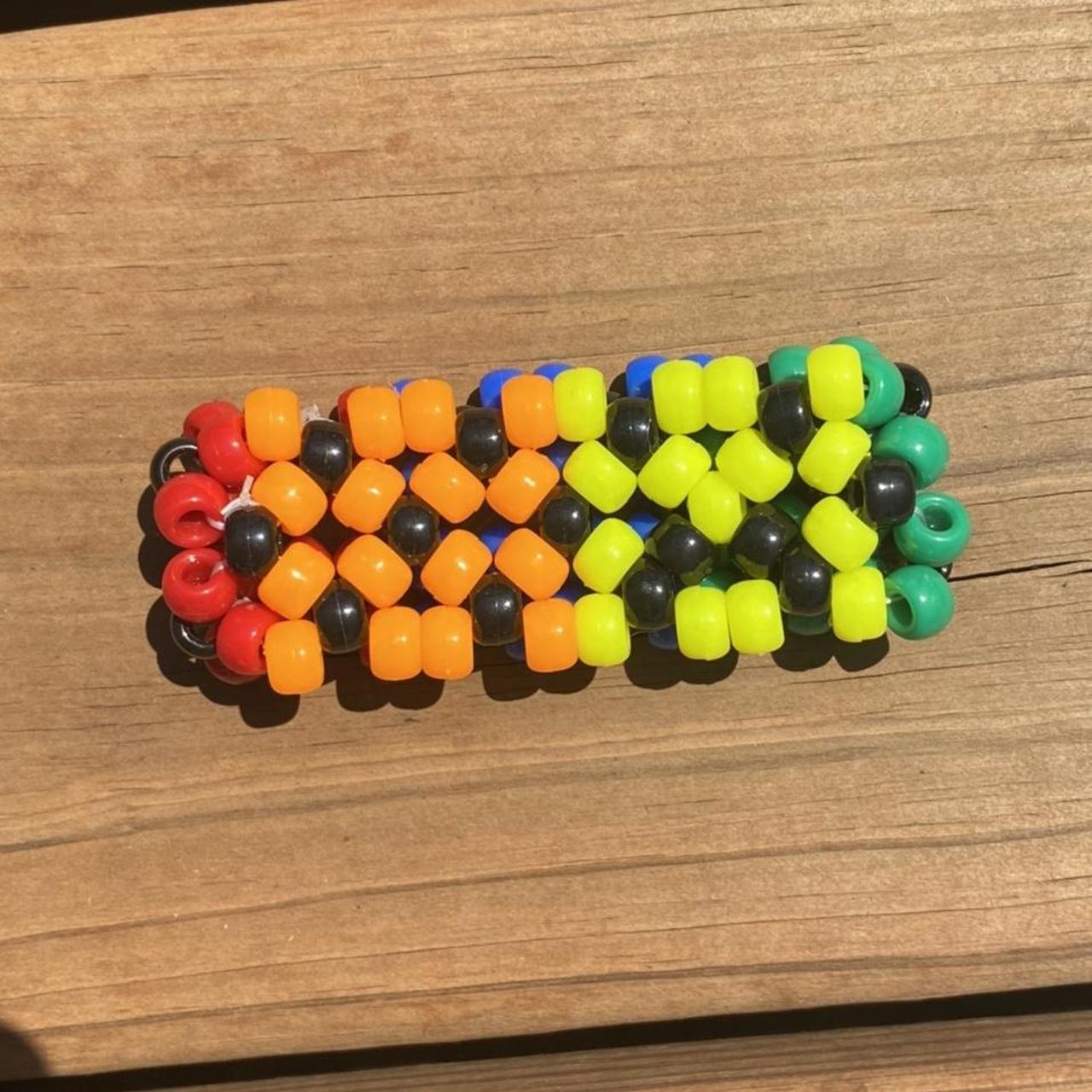 Product Image 2 - RAINBOW KANDI CUFF 
•Rainbow Handmade