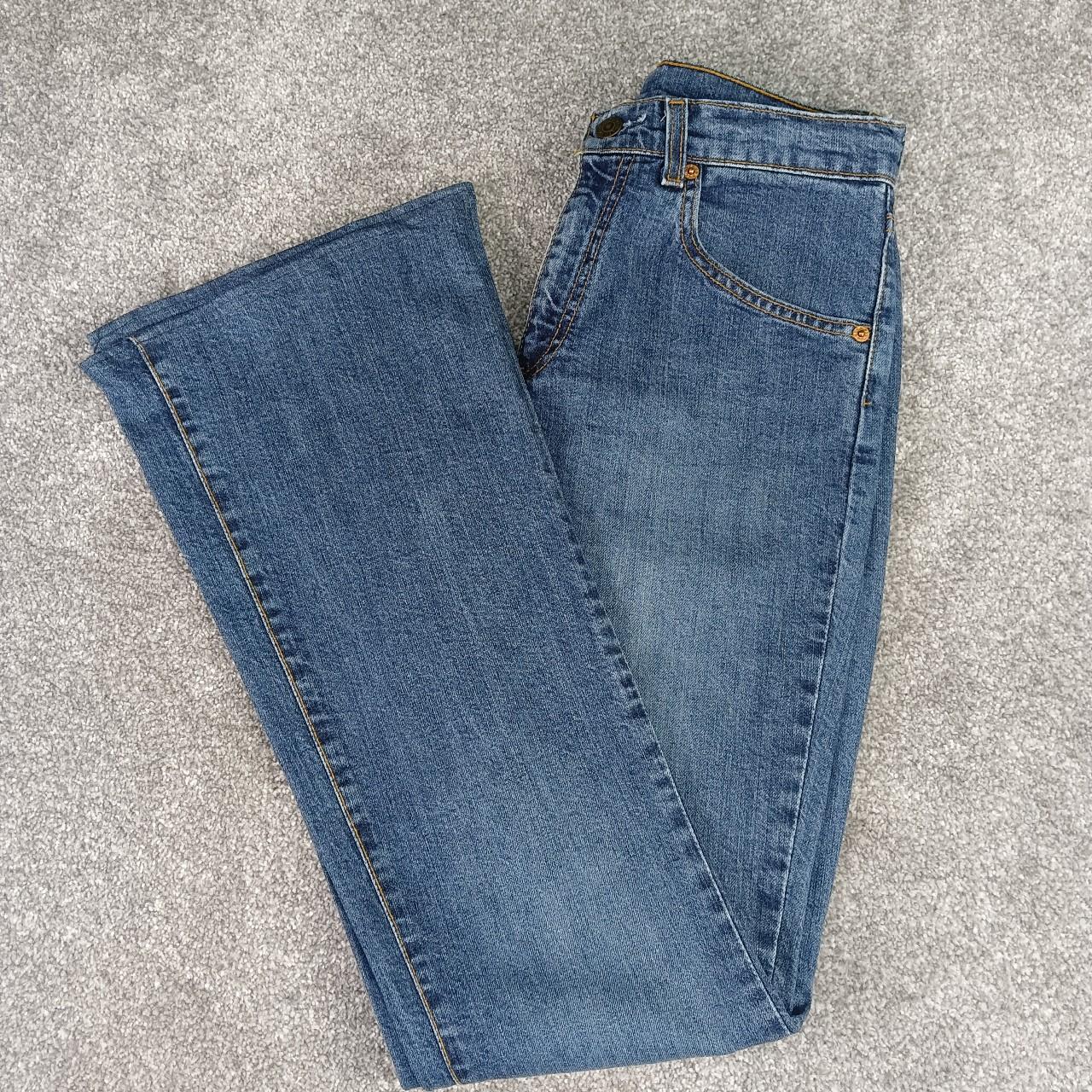 LEVI'S 525 Vintage Y2K Blue Denim Flare Jeans W28... - Depop