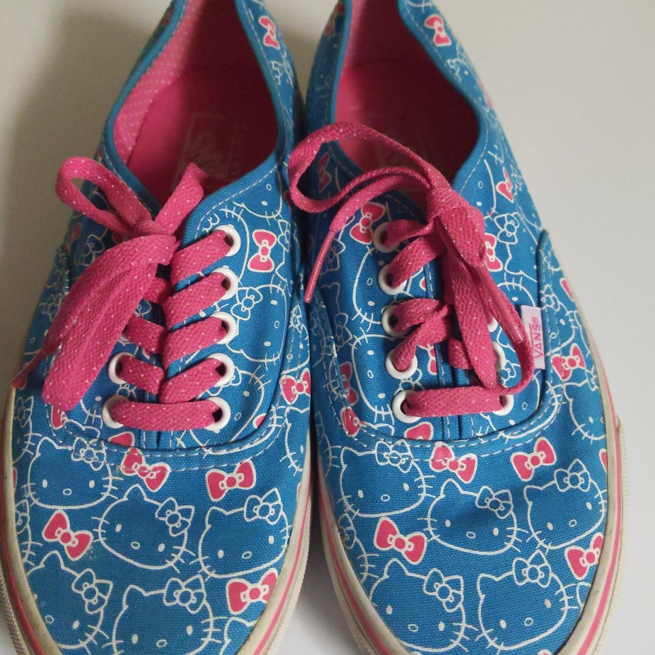 blue hello kitty vans