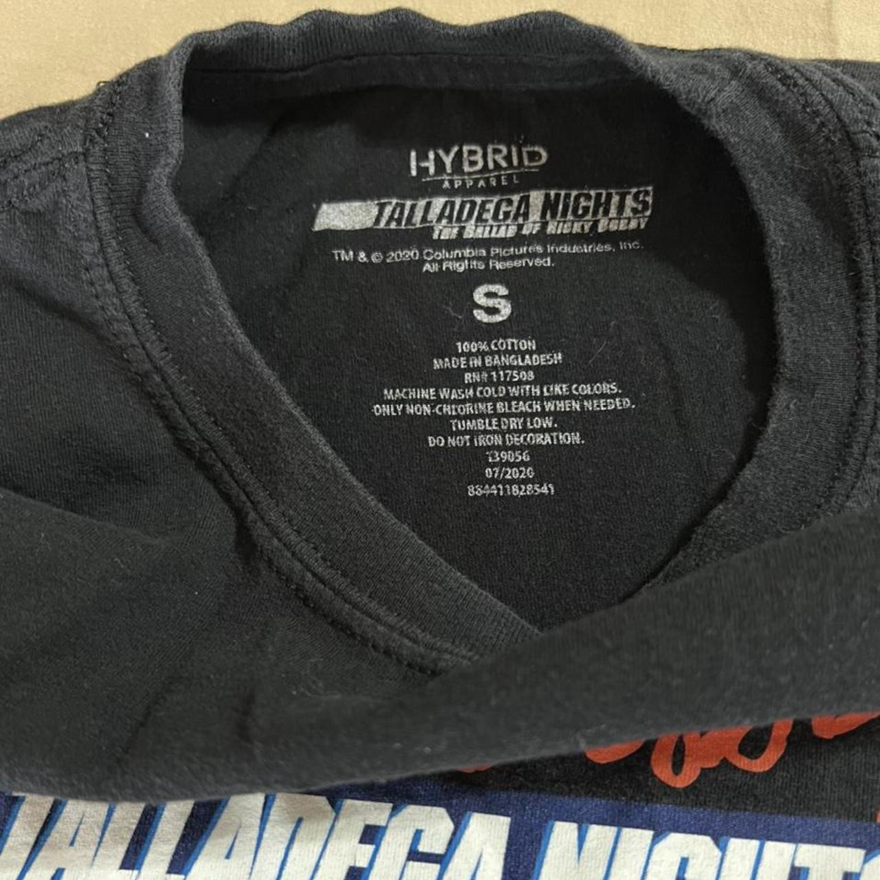 Hybrid Apparel Men's Black T-shirt (4)