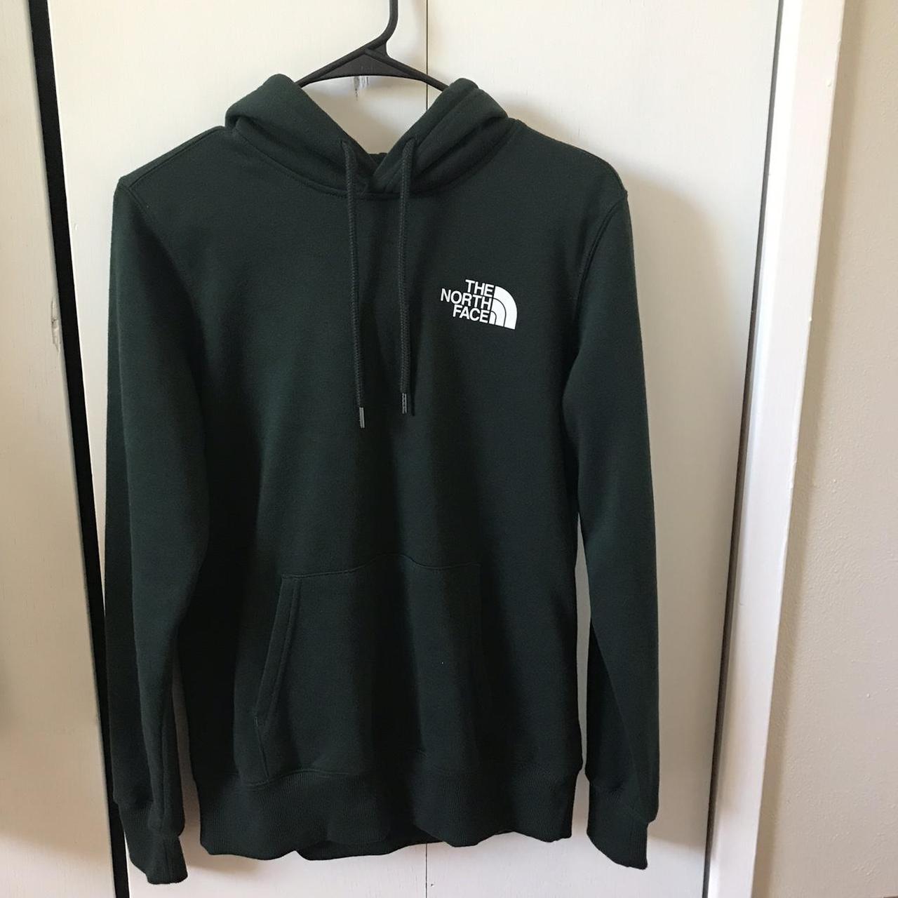 The North Face Dark Green Hoodie. Size XS. 70%... - Depop